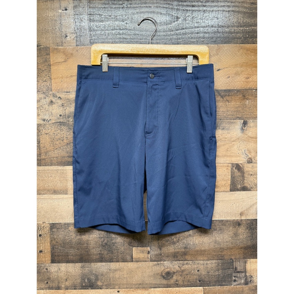 Callaway Pair Bermuda Golf Shorts Mens 32 Navy Waistband Stretch